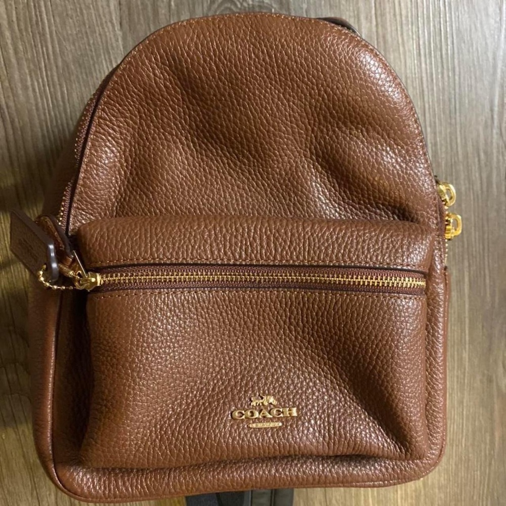 Brown Coach Mini Backpack